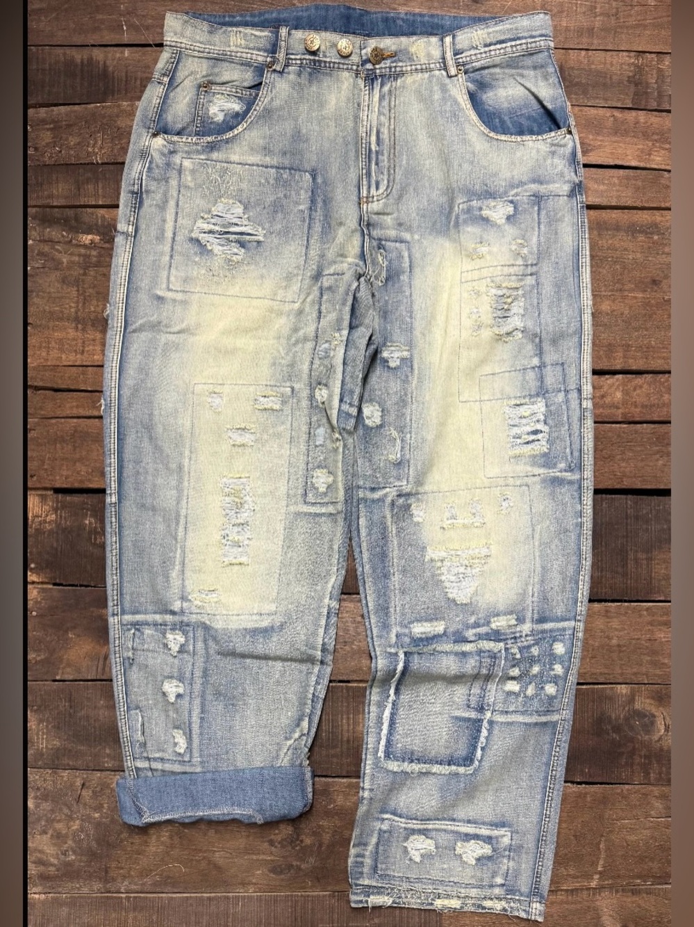 🔥BRAND NEW Classic Peace and Love Denim Jeans by Jaded Gypsy